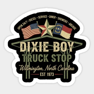 Dixie Boy Truck Stop Sticker